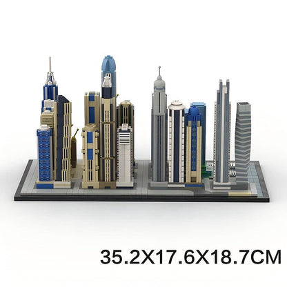 Dubai Marina Skyline MOC Building Kit | Modern Waterfront Architecture - 5