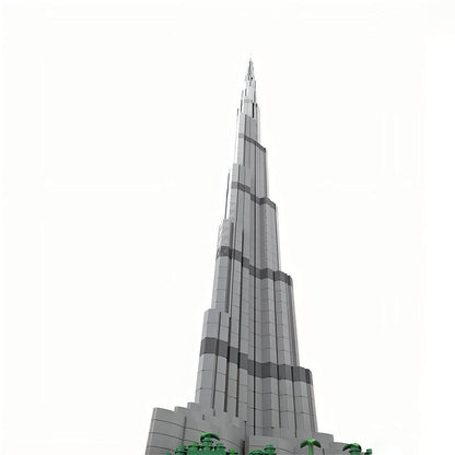 Dubai Skyscraper 1:800 Scale Model | Tallest Tower Modular Building Kit - 2