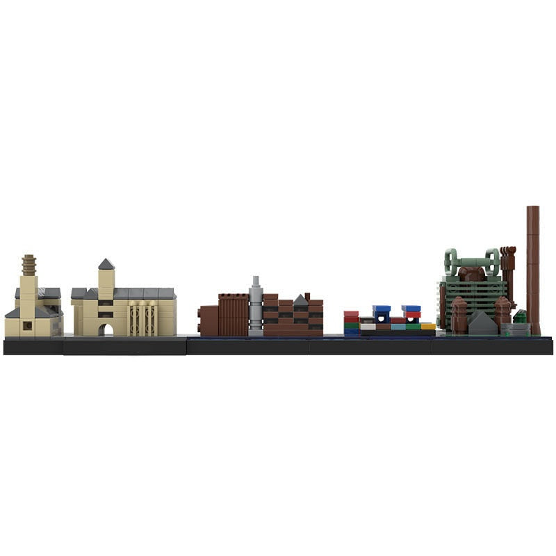 Duisburg Ruhrgebiet Skyline MOC Architecture Building Kit - 2
