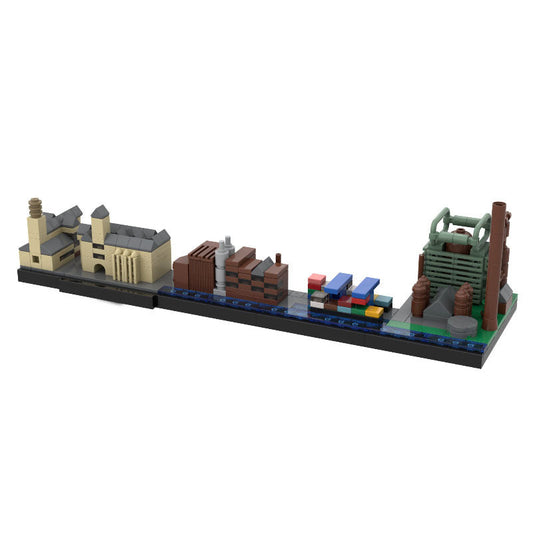 Duisburg Skyline Building Kit | Ruhrgebiet | LEGO-Compatible MOC - 1