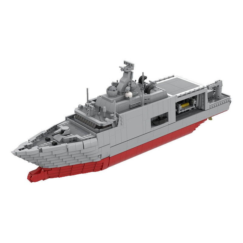 Dutch Navy Mine Countermeasures Vessel MOC Building Kit - 1