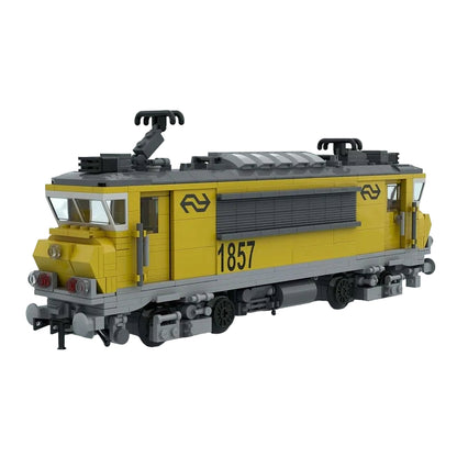 Dutch Yellow Electric Locomotive MOC Building Kit - 1