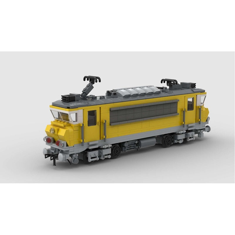 Dutch Yellow Electric Locomotive MOC Building Kit - 2