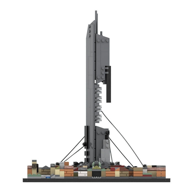 Dystopian City Skyline MOC Architecture Building Kit - 3