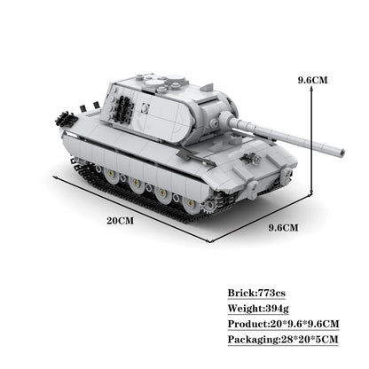 E-100 Super-heavy Tank Building Kit | LEGO-Compatible MOC - 4