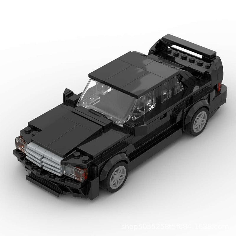 E190 EVO II Classic 8-Wide Racing Sedan Building Kit | LEGO-Compatible MOC - 1