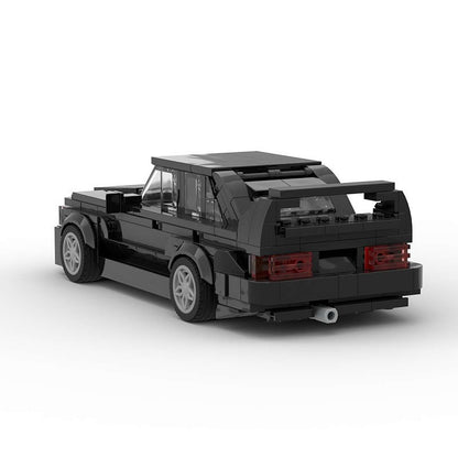 E190 EVO II Classic 8-Wide Racing Sedan Building Kit | LEGO-Compatible MOC - 2