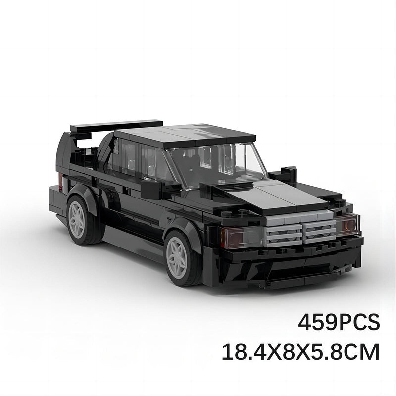 E190 EVO II Classic 8-Wide Racing Sedan Building Kit | LEGO-Compatible MOC - 5