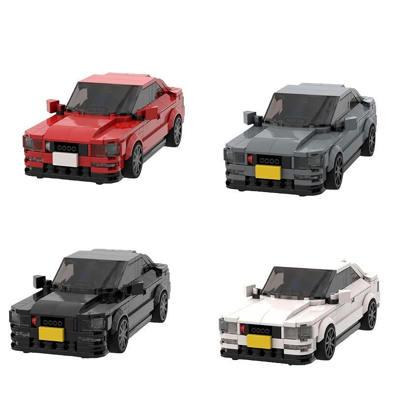 Early 90s Retro Coupe Sports Car Building Kit | LEGO-Compatible MOC - 1