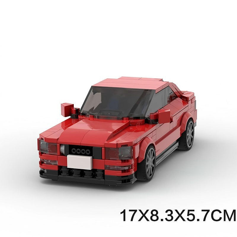 Early 90s Retro Coupe Sports Car Building Kit | LEGO-Compatible MOC - 8