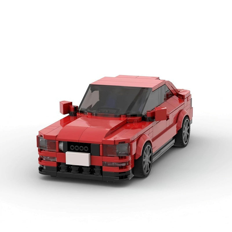 Early 90s Retro Coupe Sports Car MOC Building Kit - 4