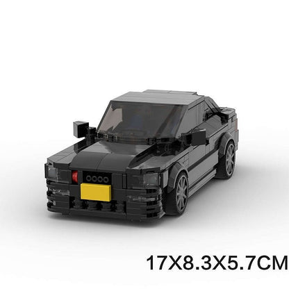 Early 90s Retro Coupe Sports Car MOC Building Kit - 6