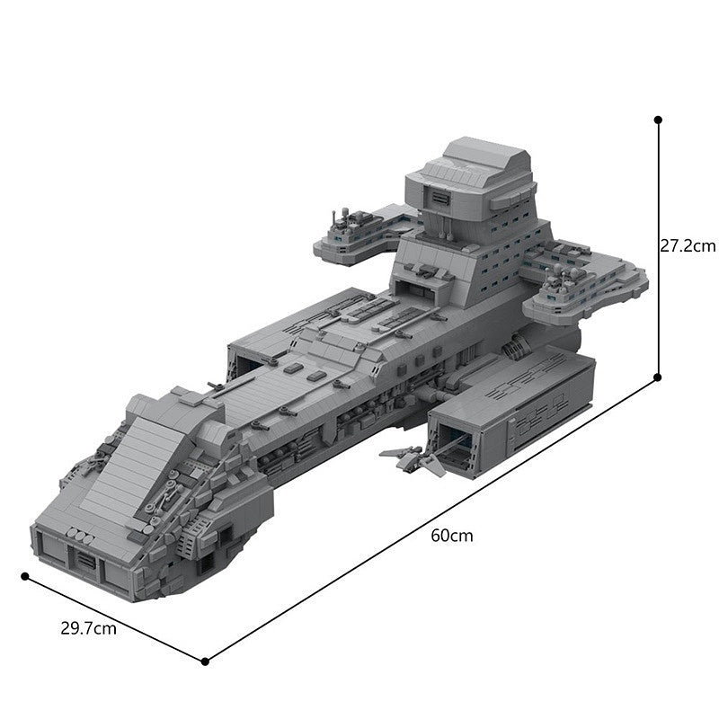Earth Defense Battlecruiser MOC Building Kit | Interstellar Warship - 4