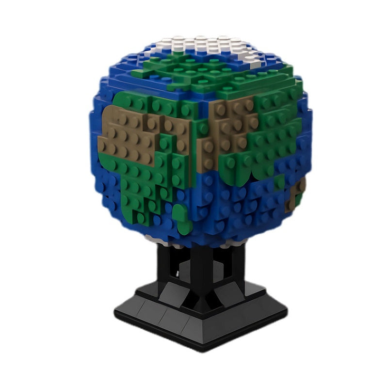 Earth's Layers MOC Building Kit | Geological Structure Display Model - 1