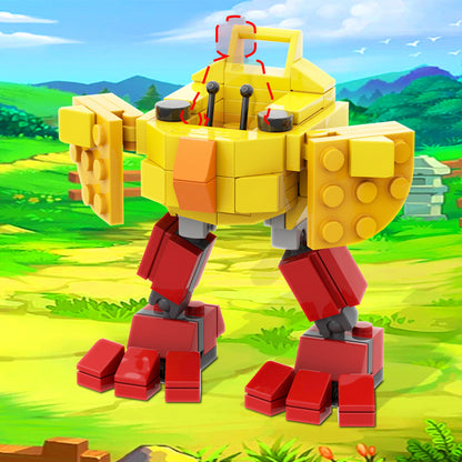 Easter Chick Mech Building Kit | LEGO-Compatible MOC - 2