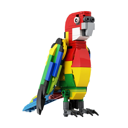 Eastern Rosella Parrot Building Kit | LEGO-Compatible MOC - 1