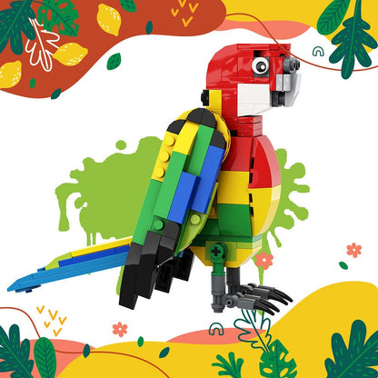 Eastern Rosella Parrot MOC Building Kit – Colorful Bird Display Model Kit - 2