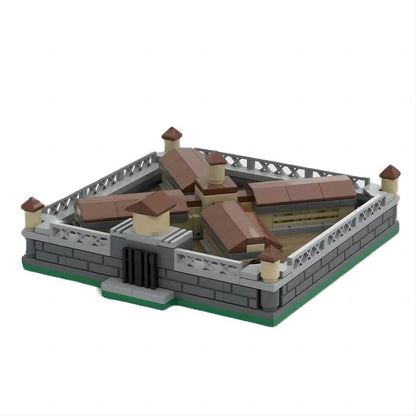Eastern State Penitentiary Historic Prison Building Kit | LEGO-Compatible MOC - 1