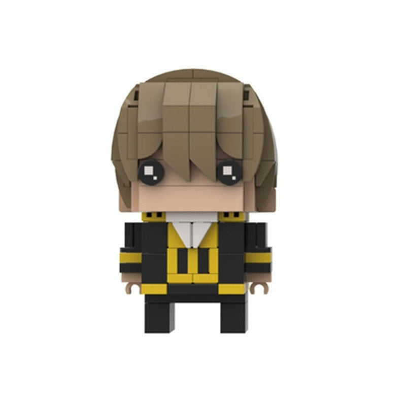 Edo Samurai Comedy Heroes Anime BrickHeadz Building Kit | LEGO-Compatible MOC - 4