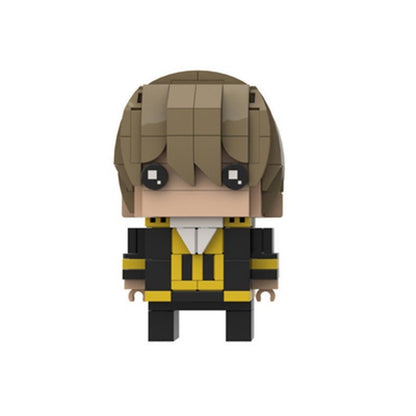 Edo Samurai Comedy Heroes Anime BrickHeadz Building Kit | LEGO-Compatible MOC - 4