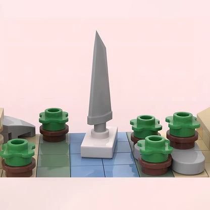 Egypt Skyline MOC Building Kit | Ancient Civilization Architecture Model - 2