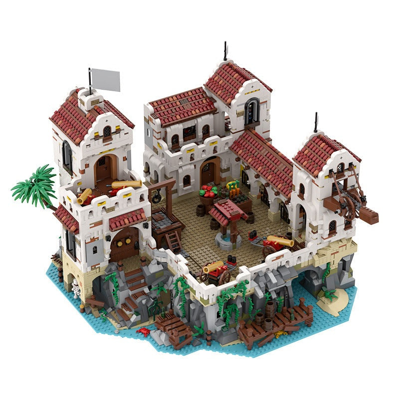 Eldorado Fortress MOC Building Kit | Pirate Fortress Architecture Model - 5