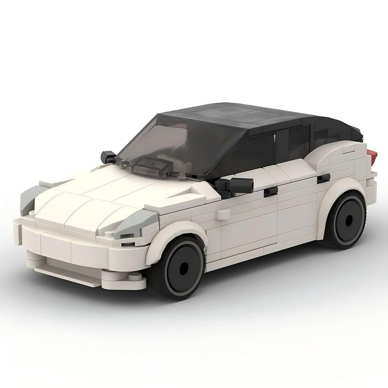 Electric Crossover Car MOC Vehicle Building Kit | Modern EV Model - 7
