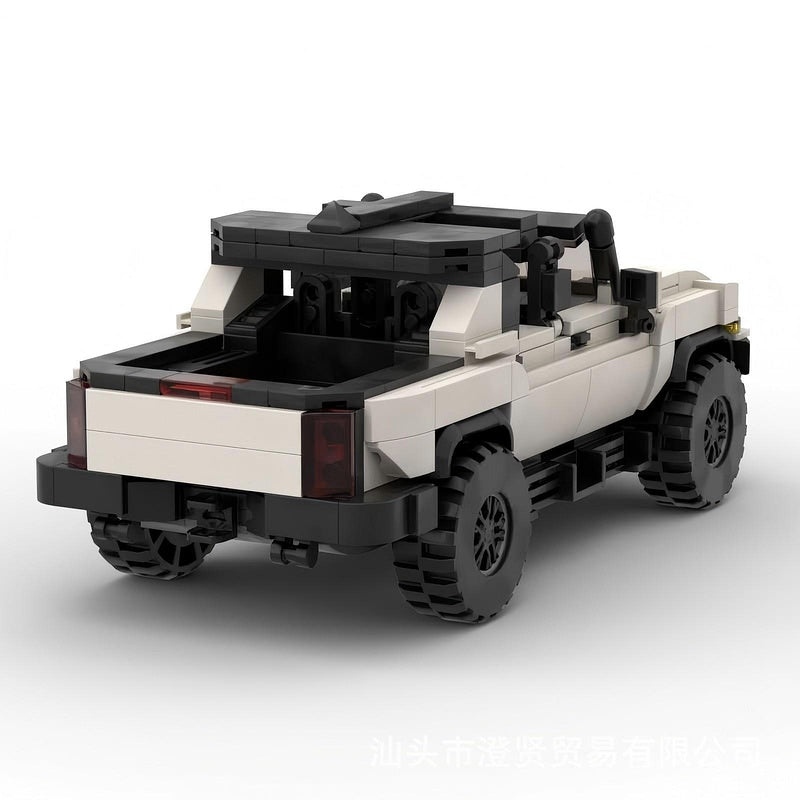 Electric Off-Road 4x4 EV Pickup Truck Building Kit | LEGO-Compatible MOC - 2