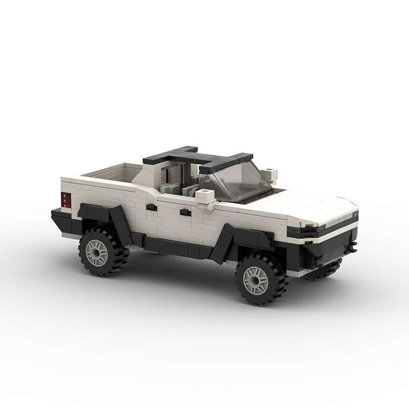 Electric Off-Road Super Truck EV Pickup Building Kit | LEGO-Compatible MOC - 3