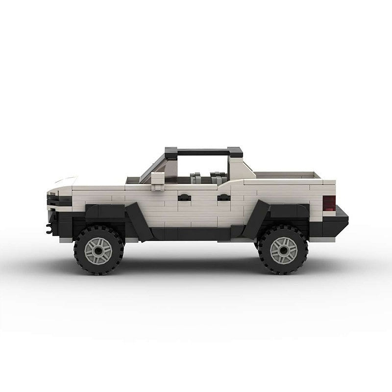 Electric Off-Road Super Truck MOC Building Kit | EV Pickup Vehicle Model - 5