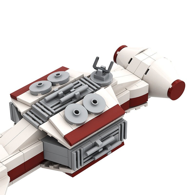 Eleven-Engine Diplomatic Space Corvette MOC Building Kit - 6
