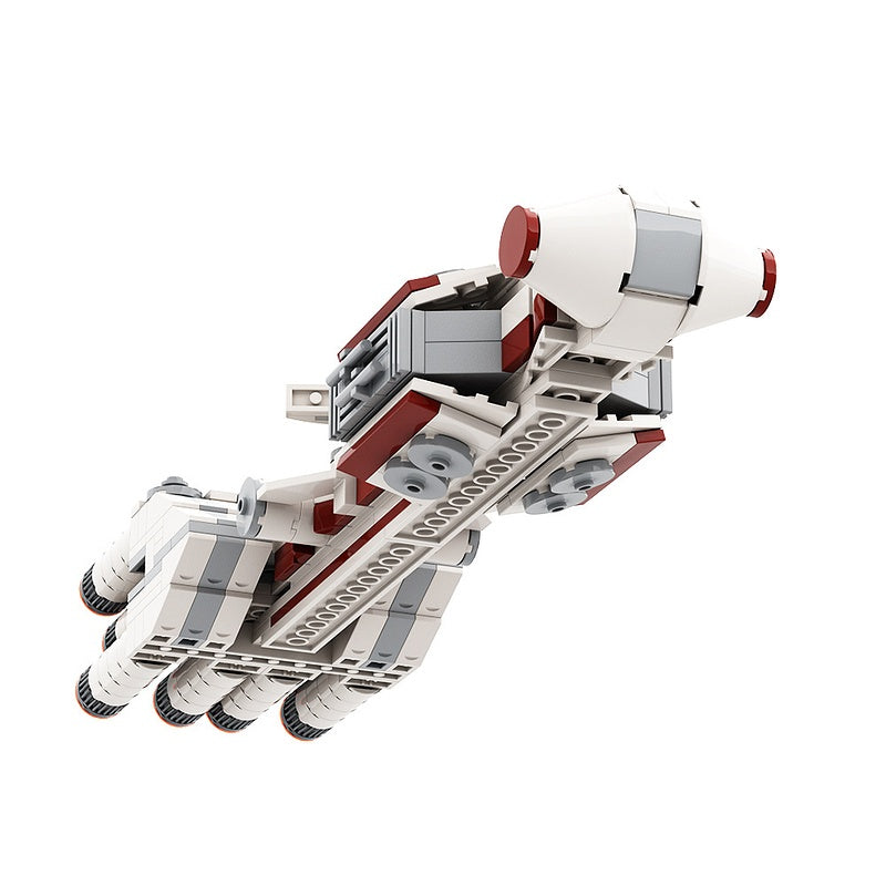 Eleven-Engine Diplomatic Space Corvette MOC Building Kit - 7