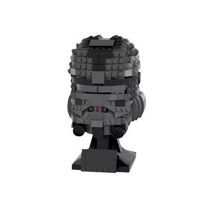 Elite Clone Squadron Helmet Building Kit | LEGO-Compatible MOC - 4