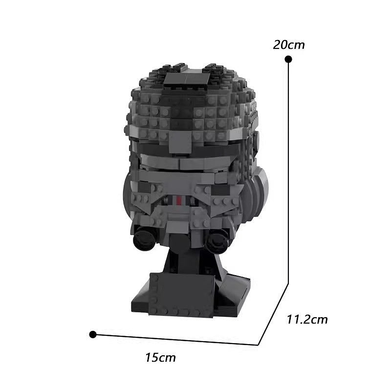 Elite Clone Squadron Helmet MOC Character Display Building Kit - 3