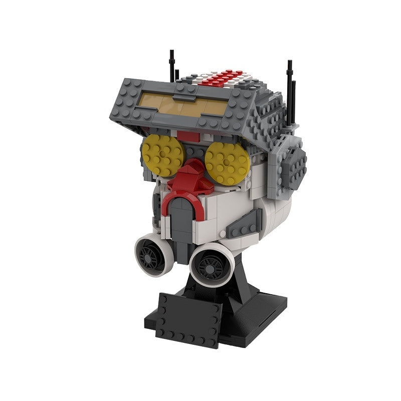 Elite Clone Tech Specialist Helmet Building Kit | LEGO-Compatible MOC - 1