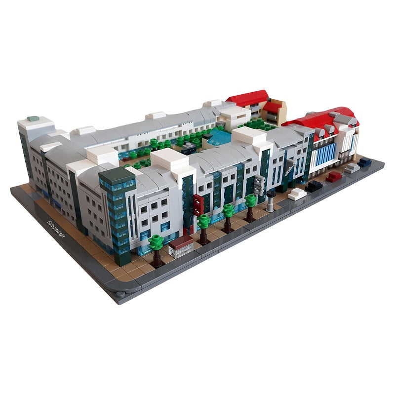 Elsterpassage Leipzig Mixed-Use Complex 1:450 MOC Building Kit - 3