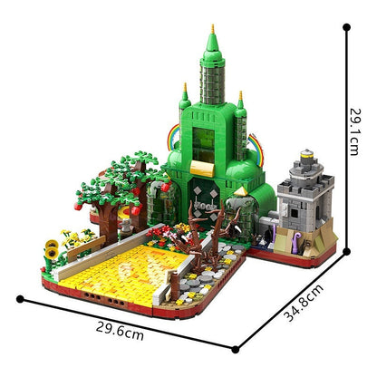Emerald Fantasy Wizard City MOC Building Kit - 3