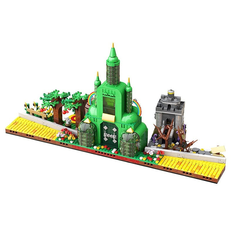 Emerald Fantasy Wizard City MOC Building Kit - 6