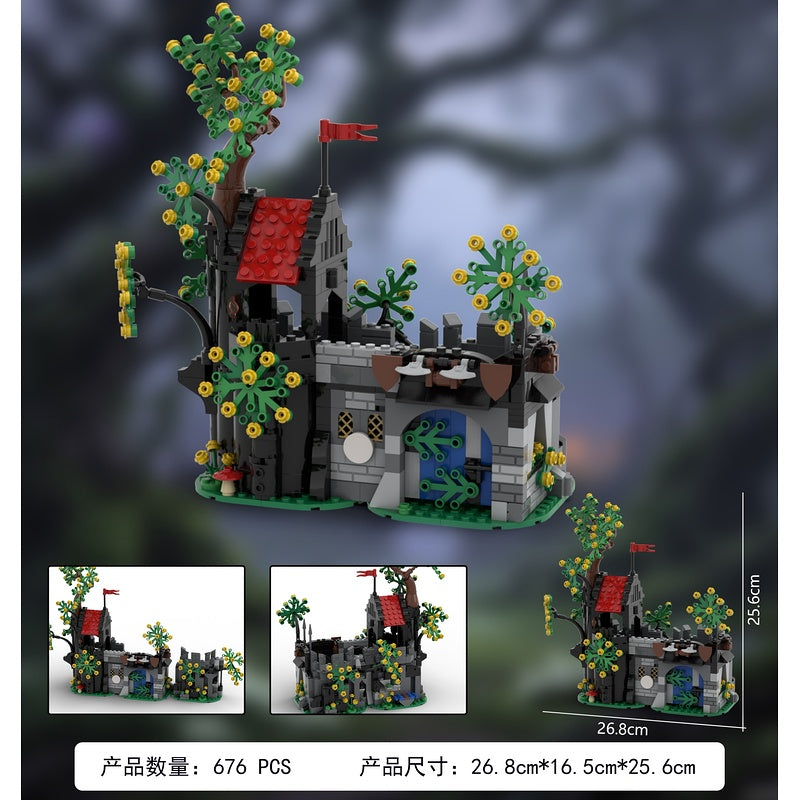 Enchanted Forest Wizard Home MOC Fantasy Architecture Building Kit - 2
