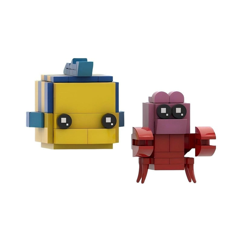 Enchanted Ocean Kingdom BrickHeadz Building Kit | LEGO-Compatible MOC - 2