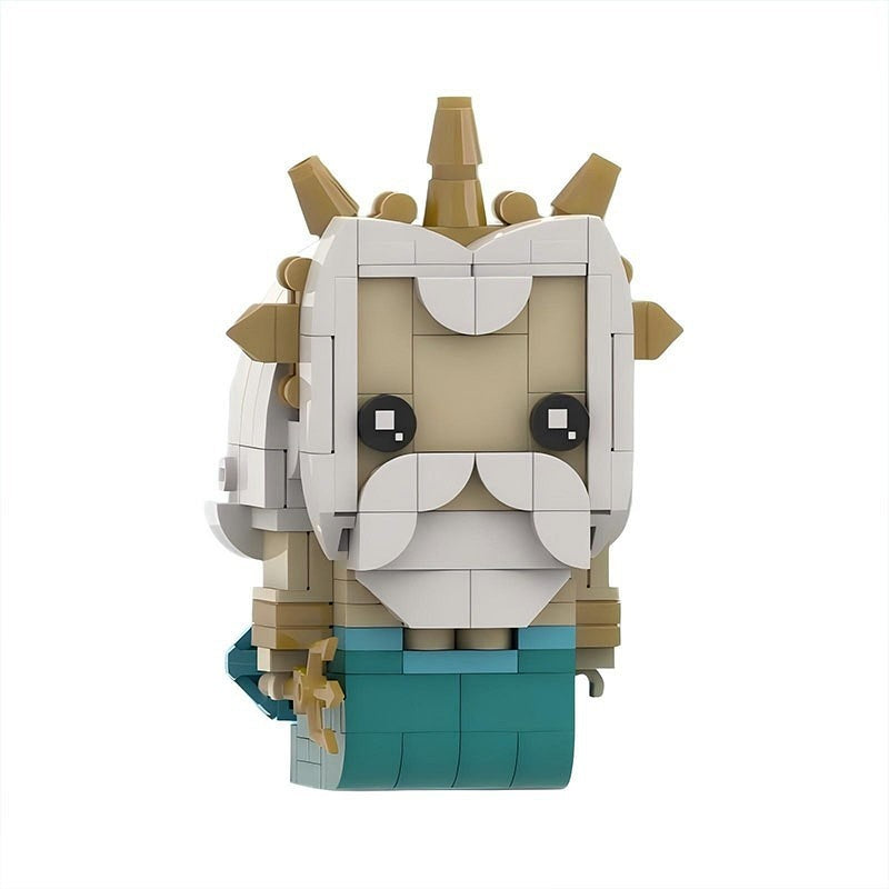 Enchanted Ocean Kingdom BrickHeadz Building Kit | LEGO-Compatible MOC - 3