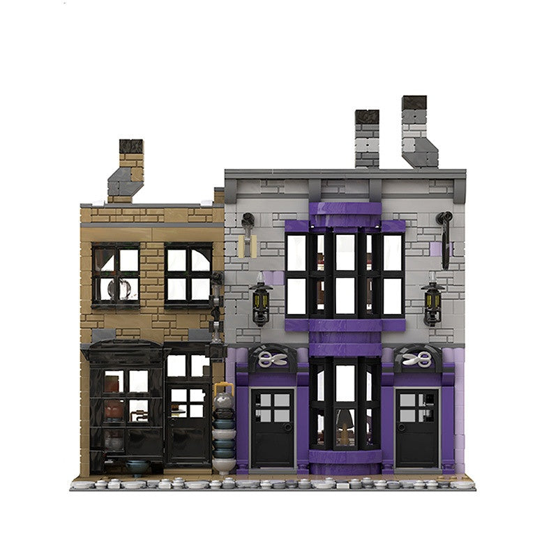 Enchanted Robe Boutique & Magic Cauldron Shop Building Kit | LEGO-Compatible MOC - 1