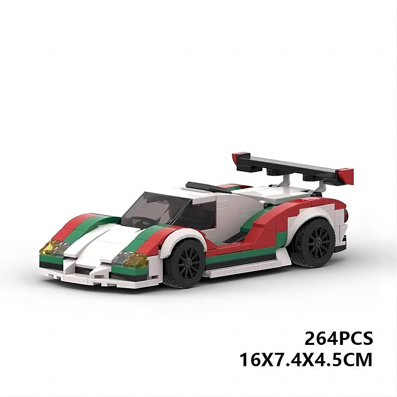 Energy Racing GT1 MOC Racing Car Building Kit | GT Performance Vehicle - 6