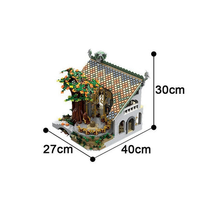 Epic Fantasy Council Chamber MOC Diorama Building Kit - 3