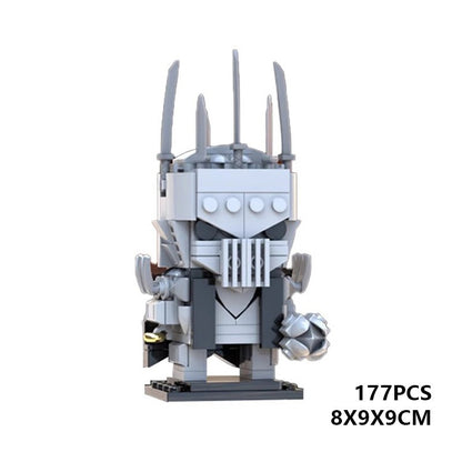 Epic Fantasy Ring Kingdom Heroes Brickheadz Building Kit | LEGO-Compatible MOC - 3