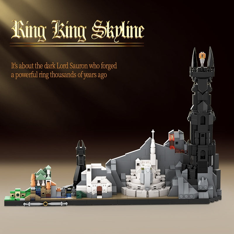 Epic Ring-inspired Realm Skyline Building Kit | Compatible MOC - 1