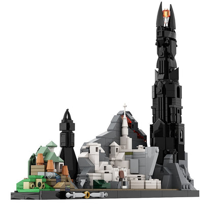 Epic Ring-inspired Realm Skyline Building Kit | LEGO-Compatible MOC - 3