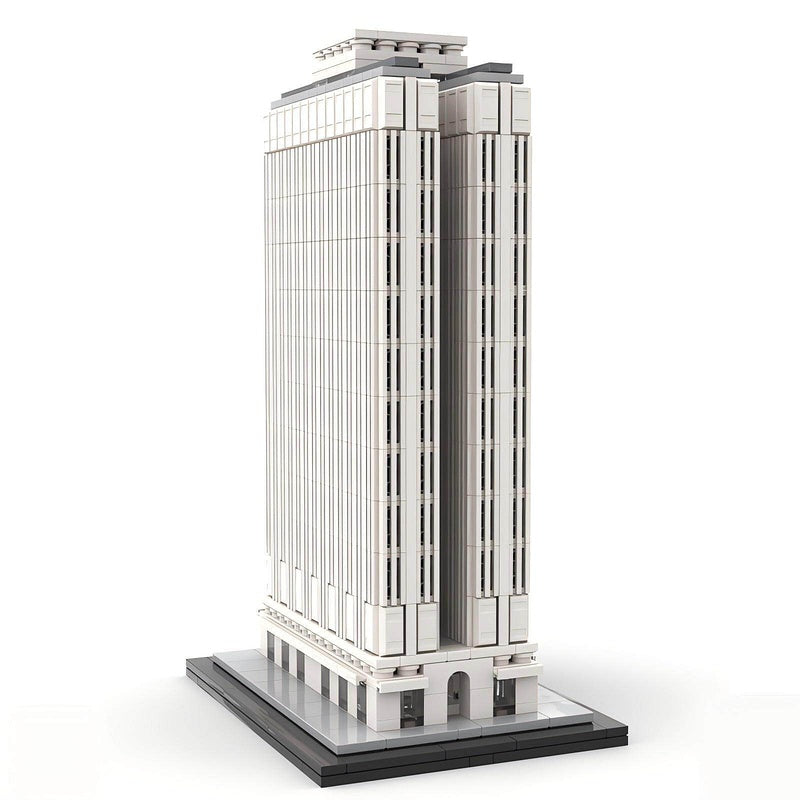 Equitable Building NYC 1:800 Scale Building Kit | LEGO-Compatible MOC - 1