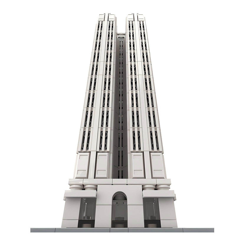Equitable Building NYC 1:800 Scale Building Kit | LEGO-Compatible MOC - 4