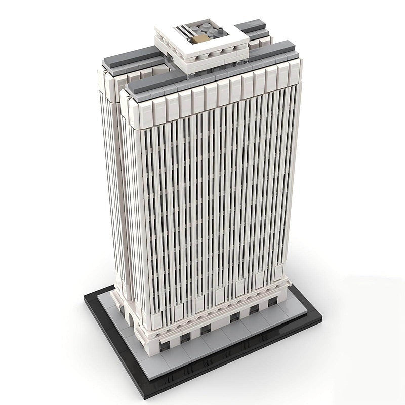 Equitable Building NYC MOC Building Kit | 1:800 Historic Skyscraper Model - 3